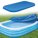 Maxbell Rectangular Pool Cover PE above Ground Pool Cover for Outdoor Pool Accessory 262cmx175cm