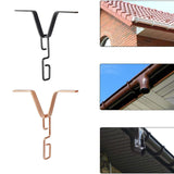 Maxbell 3xRain Chain Gutters Adapter Clip Outside Hardware Rustproof Iron Connector