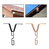Maxbell 3xRain Chain Gutters Adapter Clip Outside Hardware Rustproof Iron Connector