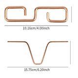 Maxbell 3xRain Chain Gutters Adapter Clip Outside Hardware Rustproof Iron Connector