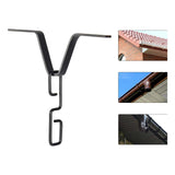 Maxbell 3xRain Chain Gutters Adapter Clip Outside Hardware Rustproof Iron Connector