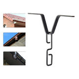 Maxbell 3xRain Chain Gutters Adapter Clip Outside Hardware Rustproof Iron Connector