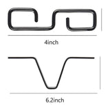 Maxbell 3xRain Chain Gutters Adapter Clip Outside Hardware Rustproof Iron Connector