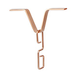 Maxbell 2xRain Chain Gutters Adapter Clip Outside Hardware Rustproof Iron Connector