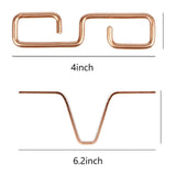 Maxbell 2xRain Chain Gutters Adapter Clip Outside Hardware Rustproof Iron Connector