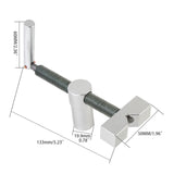 Maxbell Maxbell 3/4'' Dog Hole Clamp Adjustable 20mm Dog Holes Stop Woodworking Desktop Clip 1pcs with 2 dog