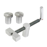 Maxbell Maxbell 3/4'' Dog Hole Clamp Adjustable 20mm Dog Holes Stop Woodworking Desktop Clip 1pcs with 2 dog