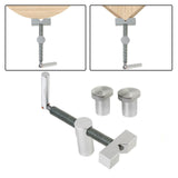 Maxbell Maxbell 3/4'' Dog Hole Clamp Adjustable 20mm Dog Holes Stop Woodworking Desktop Clip 1pcs with 2 dog