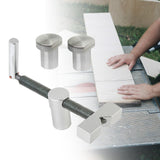 Maxbell Maxbell 3/4'' Dog Hole Clamp Adjustable 20mm Dog Holes Stop Woodworking Desktop Clip 1pcs with 2 dog