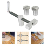Maxbell Maxbell 3/4'' Dog Hole Clamp Adjustable 20mm Dog Holes Stop Woodworking Desktop Clip 1pcs with 2 dog