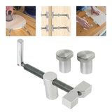 Maxbell Maxbell 3/4'' Dog Hole Clamp Adjustable 20mm Dog Holes Stop Woodworking Desktop Clip 1pcs with 2 dog