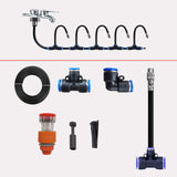 Maxbell Maxbell Outdoor Mister Functional Misting Cooling System for Patio Waterpark Cooling 5m Pipe 20cm Nozzle