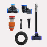 Maxbell Maxbell Outdoor Mister Functional Misting Cooling System for Patio Waterpark Cooling 5m Pipe 20cm Nozzle