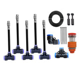 Maxbell Maxbell Outdoor Mister Functional Misting Cooling System for Patio Waterpark Cooling 5m Pipe 20cm Nozzle