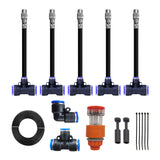 Maxbell Maxbell Outdoor Mister Functional Misting Cooling System for Patio Waterpark Cooling 5m Pipe 20cm Nozzle