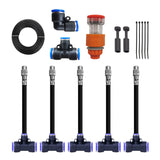 Maxbell Maxbell Outdoor Mister Functional Misting Cooling System for Patio Waterpark Cooling 5m Pipe 20cm Nozzle