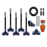 Maxbell Maxbell Outdoor Mister Functional Misting Cooling System for Patio Waterpark Cooling 5m Pipe 20cm Nozzle