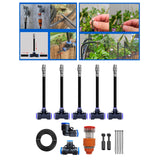 Maxbell Maxbell Outdoor Mister Functional Misting Cooling System for Patio Waterpark Cooling 5m Pipe 20cm Nozzle