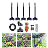 Maxbell Maxbell Outdoor Mister Functional Misting Cooling System for Patio Waterpark Cooling 5m Pipe 20cm Nozzle