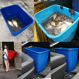 Maxbell Maxbell PP Back Basket Versatile Fruit Picking Basket for Agriculture Hiking Outdoor Red