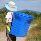 Maxbell Maxbell PP Back Basket Versatile Fruit Picking Basket for Agriculture Hiking Outdoor Red