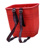 Maxbell Maxbell PP Back Basket Versatile Fruit Picking Basket for Agriculture Hiking Outdoor Red