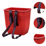 Maxbell Maxbell PP Back Basket Versatile Fruit Picking Basket for Agriculture Hiking Outdoor Red