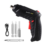 Maxbell Maxbell Electric Screwdriver 90° Rotation Cordless for Furniture Assembly Car Repair 6 Pieces