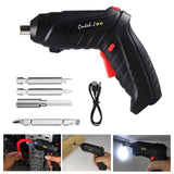 Maxbell Maxbell Electric Screwdriver 90° Rotation Cordless for Furniture Assembly Car Repair 6 Pieces