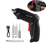 Maxbell Maxbell Electric Screwdriver 90° Rotation Cordless for Furniture Assembly Car Repair 6 Pieces