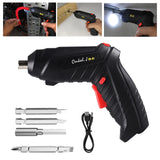 Maxbell Maxbell Electric Screwdriver 90° Rotation Cordless for Furniture Assembly Car Repair 6 Pieces