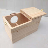 Maxbell Maxbell Parrots Mating House Gifts Comfortable Wood Bird Breeding Nest for Cockatiel