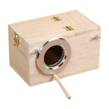 Maxbell Maxbell Parrots Mating House Gifts Comfortable Wood Bird Breeding Nest for Cockatiel