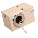 Maxbell Maxbell Parrots Mating House Gifts Comfortable Wood Bird Breeding Nest for Cockatiel