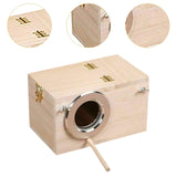 Maxbell Maxbell Parrots Mating House Gifts Comfortable Wood Bird Breeding Nest for Cockatiel