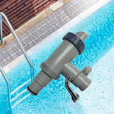 Maxbell Maxbell Pool Plunger Valve Shut Off Valve for Manual Pool Pump Pool Sand Filter Pump