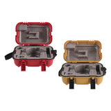 Maxbell Surveying Instrument Box Sturdy Level Carrying Case for Theodolite Prism Set Red