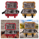Maxbell Surveying Instrument Box Sturdy Level Carrying Case for Theodolite Prism Set Red