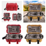 Maxbell Surveying Instrument Box Sturdy Level Carrying Case for Theodolite Prism Set Red