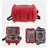 Maxbell Surveying Instrument Box Sturdy Level Carrying Case for Theodolite Prism Set Red