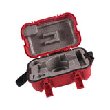 Maxbell Surveying Instrument Box Sturdy Level Carrying Case for Theodolite Prism Set Red