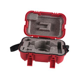 Maxbell Surveying Instrument Box Sturdy Level Carrying Case for Theodolite Prism Set Red
