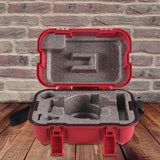 Maxbell Surveying Instrument Box Sturdy Level Carrying Case for Theodolite Prism Set Red