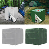 Maxbell Maxbell IBC Water Tank Cover 1000L Rainproof Container Cover for Rain Barrel Outdoor Silver
