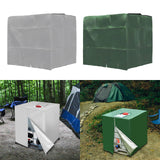Maxbell Maxbell IBC Water Tank Cover 1000L Rainproof Container Cover for Rain Barrel Outdoor Silver