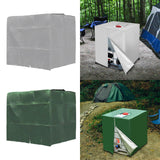 Maxbell Maxbell IBC Water Tank Cover 1000L Rainproof Container Cover for Rain Barrel Outdoor Silver