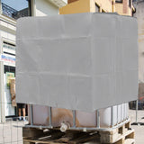 Maxbell Maxbell IBC Water Tank Cover 1000L Rainproof Container Cover for Rain Barrel Outdoor Silver