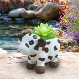Maxbell Maxbell Cow Planter Flower Vase Desk Statue Bonsai Pot for Bedroom Gift Drawing Room
