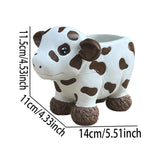 Maxbell Maxbell Cow Planter Flower Vase Desk Statue Bonsai Pot for Bedroom Gift Drawing Room