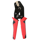 Maxbell Maxbell Ratcheting Wire Crimper 0.08-1.0mm2 Heavy Duty Professional Ergonomic Handle Red Black Handle